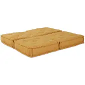 vidaXL Modulebankeenheid 2 pcs Stof Geel 140 x 70 x 36 cm