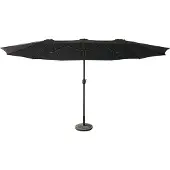 Happy Garden Dubbele parasol 2,7x4,6m LINAI zwart