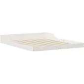vidaXL Bedframe Wit 140 x 210 cm Massief grenenhout