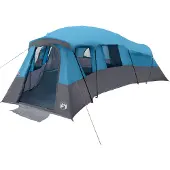 vidaXL Familietent 20-persoons Waterdicht Blauw taft