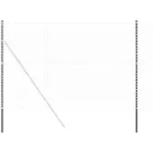 vidaXL Hekpaal. 12 pcs Grijs Poedercoated staal
