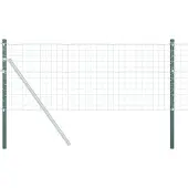 vidaXL Hekpaal. 2 pcs Groen 70 cm Poedercoated staal