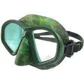 Spetton Matt Fussion Camo 2.0 Silicone Spearfishing Mask Groen
