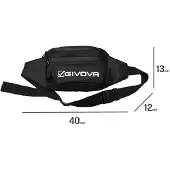 Givova Pouch zwarte heuptas - UNI