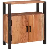 vidaXL Dressoir Bruin 70 x 30 x 75 cm Massief Acacia Hout