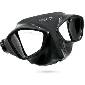 Spetton Storm Silicone Freediving Mask Zwart