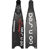 Go N Sea Pirates Carbone Hard Spearfishing Fins Zwart EU 36-37