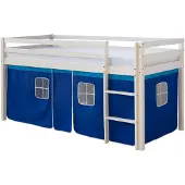 Homestyle4u Hoogslaper - 90x200 cm - Blauw