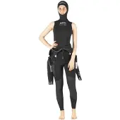 Mares Flexa 3 Mm Hooded Thermal Vest Zwart 4 Vrouw