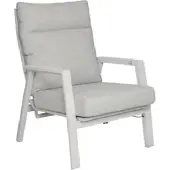 Qopps Loungestoel Okios - Aluminium - Beige -