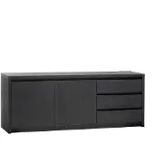 Maxfurn Dressoir Milanello - Klein - Lamulux - Noir -