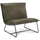 WGXL Collection Fauteuil Chefman 1,5-zits - Rawhide Stof - Groen -
