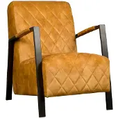 Tower Living Fauteuil Villa - Velvet - Okergeel -
