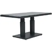 Qopps Tuintafel Rubly - Hoogte verstelbaar - Aluminium - Antraciet -