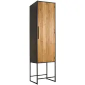 Tower Living Opbergkast Felino Small Rechts - Recycled Teak - Metaal -