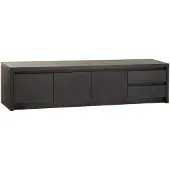 Maxfurn Tv-Kast Milanello - Groot - Lamulux - Noir -