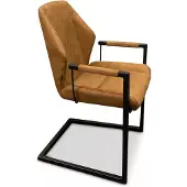 MX Sofa Eetkamerstoel Vera - Microweefsel - Cognac - MxSofa