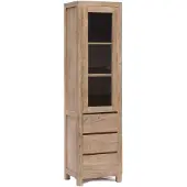 Tower Living Vitrinekast Corona Klein - Teakhout - Naturel -