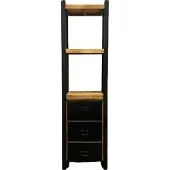 WGXL Collection Boekenkast Marlous - 3Lades - Mangohout -