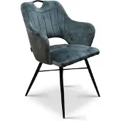 MX Sofa Eetkamerstoel Jewel - Fluweel - Groen - MxSofa
