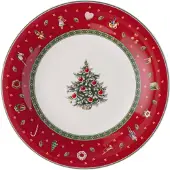 Villeroy & Boch Toy's Delight Dessertbord 21,5 Cm - Overige kersttafel decoratieware Porselein Red - 14-8643-2645