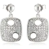 Orphelia Dames 925 Sterling Zilveren Oorbellen - Zilver ZO-5098