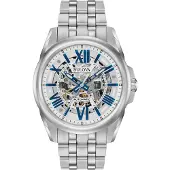 Bulova Classic Automatic herenhorloge Zilverkleurig 96A187