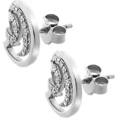 Orphelia 'Elaine' Dames 925 Sterling Zilveren Oorbellen - Zilver ZO-7084