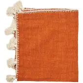 Bazar Bizar The Stitch Bed Throw - Terracotta