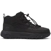 Timberland Jongens GreenStride Motion 6 lage leren bergschoenen met vetersluiting zwart (31), Leer, Plat, Casual, Sportief TB0A64DR0151