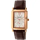 Heritor Automatic Heritor automatisch Frederick lederen band horloge