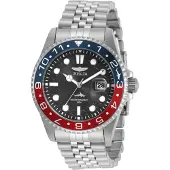 Invicta Pro Diver 30619 Heren Horloge - Quartz Uurwerk - Roestvrij Staal met zwarte Wijzerplaat - 43mm