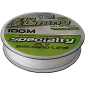 ASSO Fly Fishing Backing 100 M Vliegvissnoer Zilver 15 Lbs