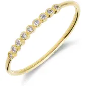 Lucardi Ring goud / wit