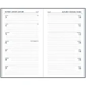 Ryam Zakagenda 2026 - Memoplan 14 BLAUW (9cm x 15cm)