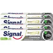 Signal Integral 8 Charcoal Tandpasta 4 × 75 ml