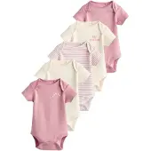 Next Rompertje/body pitaja roze / oudroze / offwhite