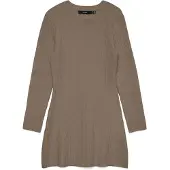 Vero Moda Gebreide jurk 'VMJosanna' mokka