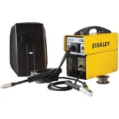 Stanley Inverter lasapparaat MIG 100 230V zonder gas, gevulde draad 0.8-0.9 mm, synergie functie voor spatarm lassen, 60% duty cycle bij 100A, lichtgewicht 5 kg, energiezuinig en gebruiksvriendelijk