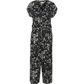 Kaffe Jumpsuit 'Beathe' zwart / wit