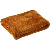 J-Line Blanket chenille polyester rust brown