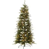 J-Line kerstboom 300Led Pampa - kunststof - groen - medium