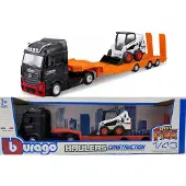 Bburago Mercedes Benz Actros Gigaspace lora laurier Bobcat 1:43
