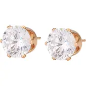 NAEMI Oorbellen rose-goud / transparant