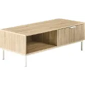 Beliani ROYALLA - Salontafel - Lichtbruin - MDF