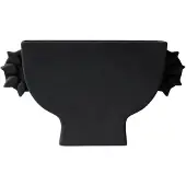 DBKD Flat Vaas Small Zwart - Vazen Keramiek Black - 20251201BL