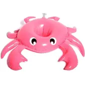 Swim Essentials Opblaasbare Bekerhouder Rode Krab rood/zwart