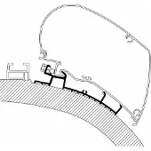 Thule Dakadapter Carthago Serie 550 cm tot 2014