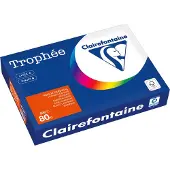Clairefontaine Gekleurd papier Kardinaalrood 80 grams A4 (500 vel)