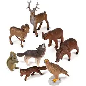 Miniland Animal Figures Forest 8 Units Veelkleurig Kinderen